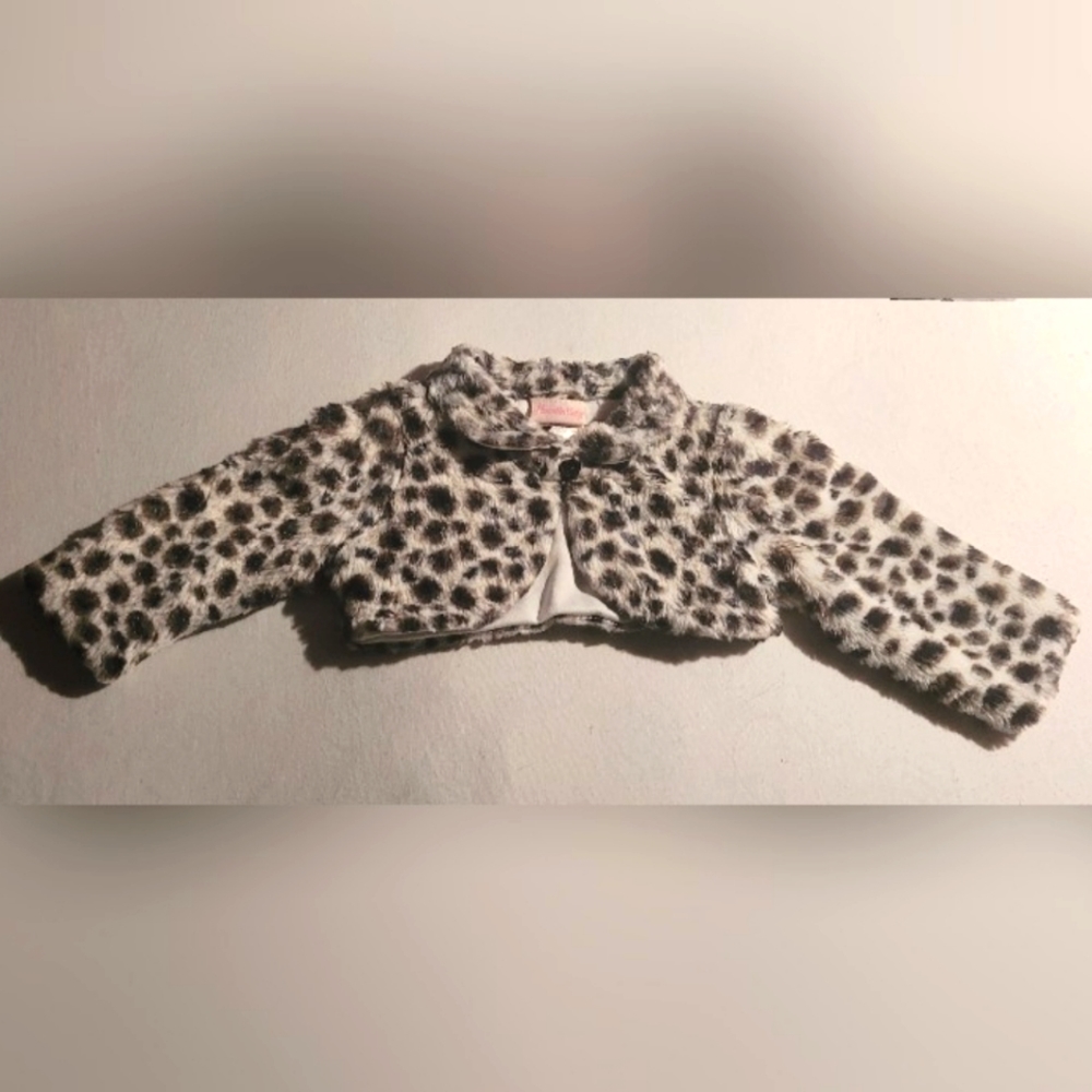 Leopard Print Baby Cardigan